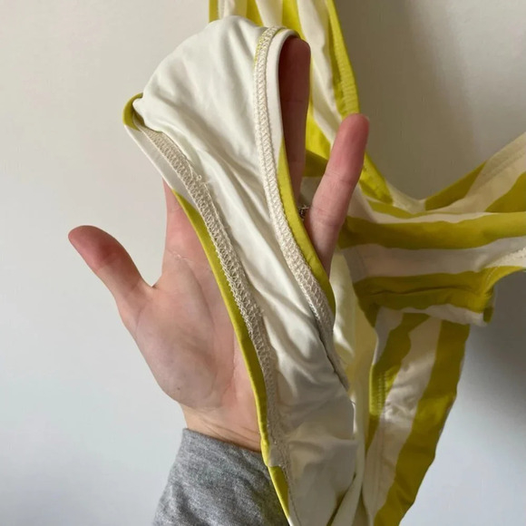 Dippin Daisys  Euphoria Striped High Cut Cheeky One Piece Swimsuit Sz S - Picture 7 of 10